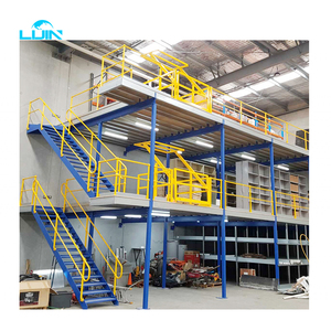 Warehouse Multi Level Steel Shelf Rack Support Mezzanine Attic Rack Racking