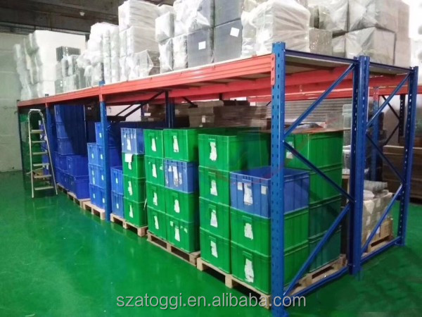 Customized Heavy Duty Steel 2-Layer Warehouse Storage Pallet Rack System with 1000kg/Layer Capacity