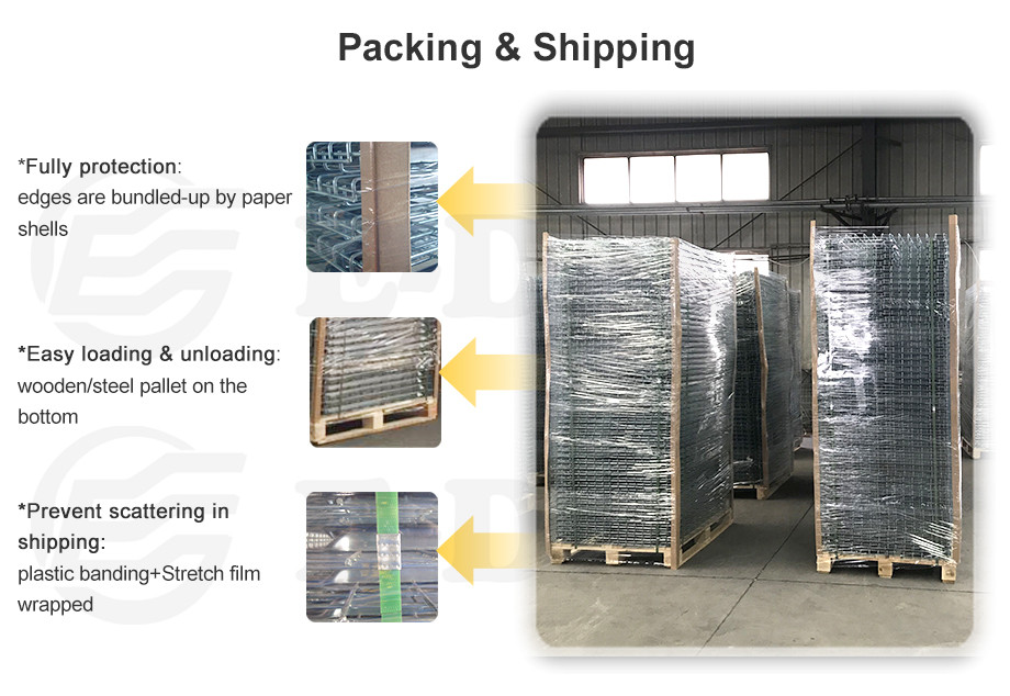 Packaging and Shipping Wire Mesh Decking Pallets