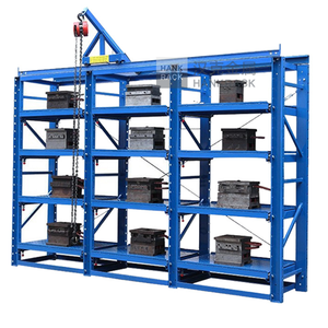 Heavy Duty Steel Mold Rack System Storage Equipment with Stackable &amp; Collapsible Design Powder Coating Finish