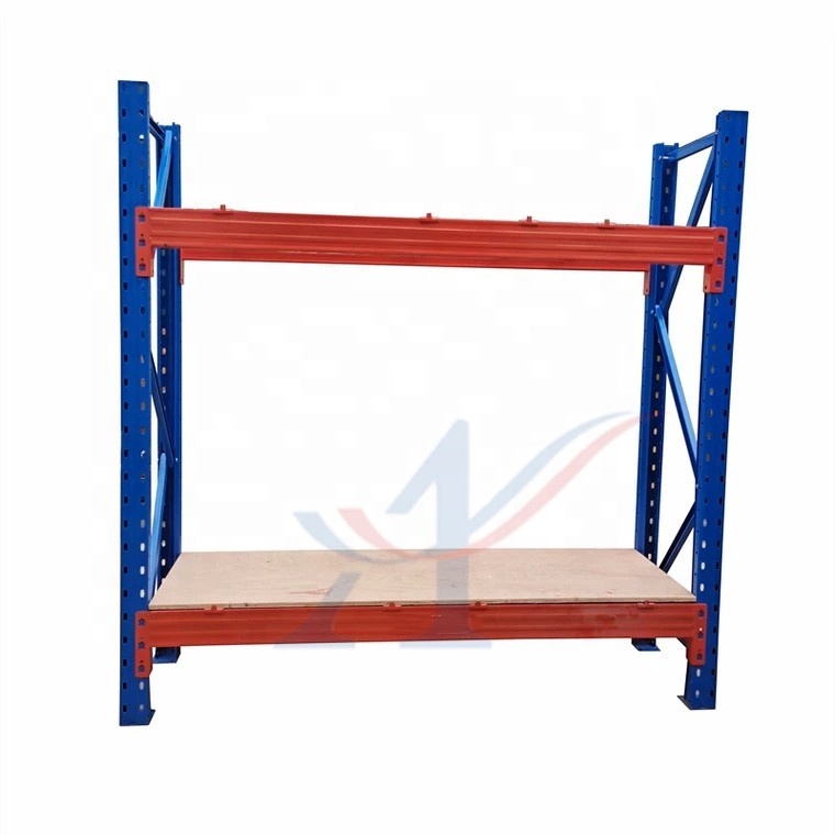 Customized Heavy Duty Steel 2-Layer Warehouse Storage Pallet Rack System with 1000kg/Layer Capacity