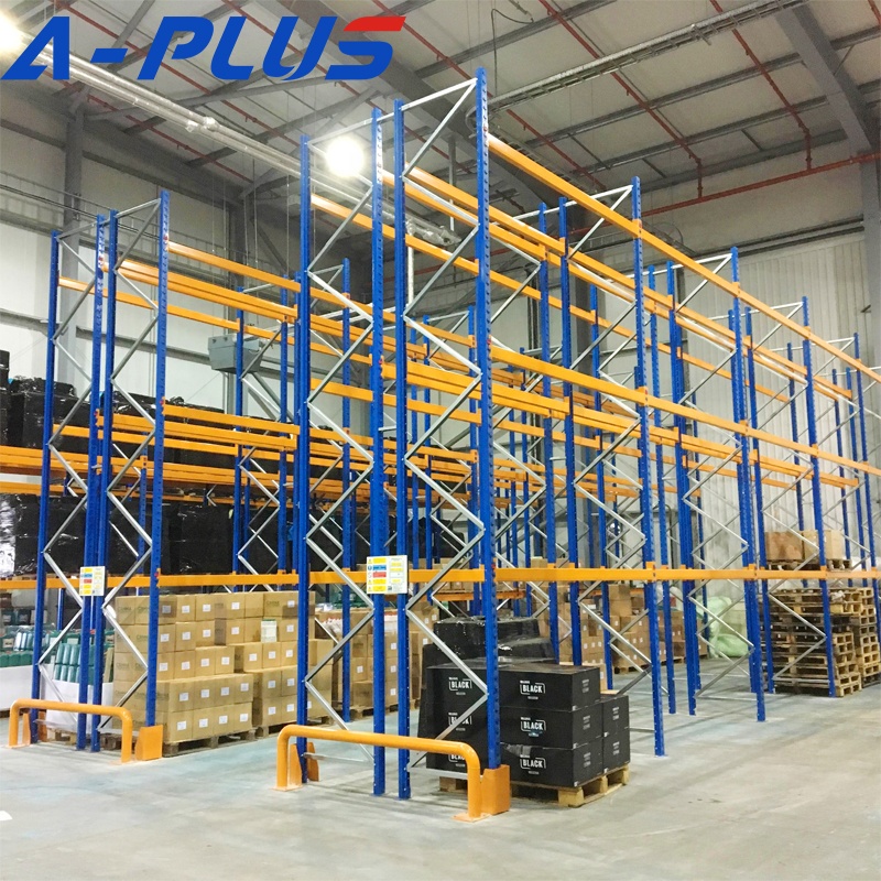 Nanjing A-Plus Factory Manufacture Cold-rolled Steel Box Beam Pallet Racking Heavy Duty Storage Racks
