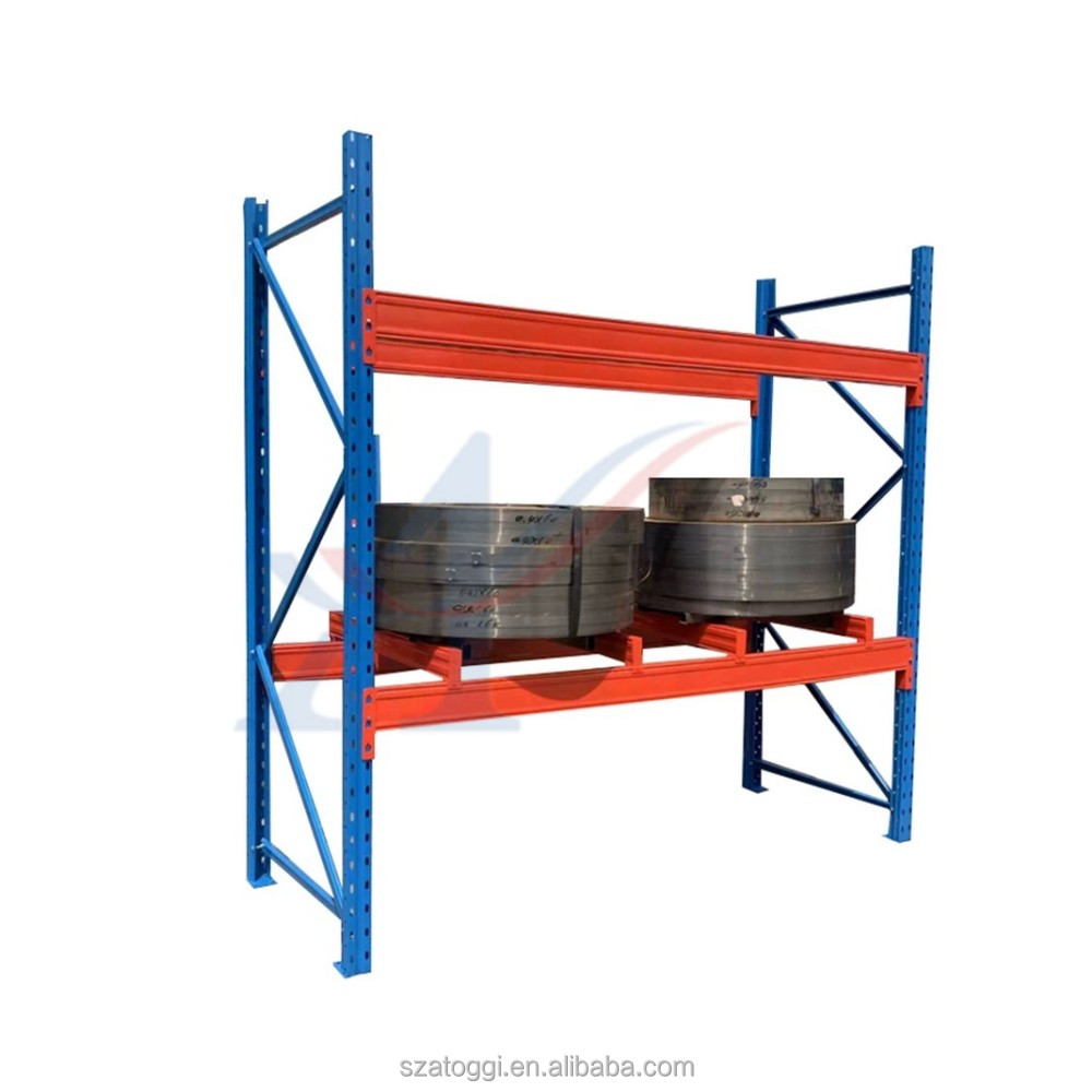 Customized Heavy Duty Steel 2-Layer Warehouse Storage Pallet Rack System with 1000kg/Layer Capacity