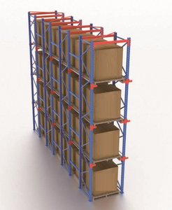 High Density Commercial Shelves Storage Warehouse Racking Systems Drive-In Pallet Rack for Industrial Factory Racks