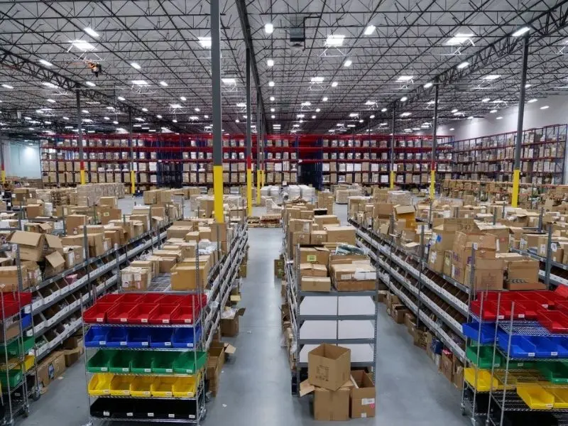 3PL logistics dynamic pallet racking system