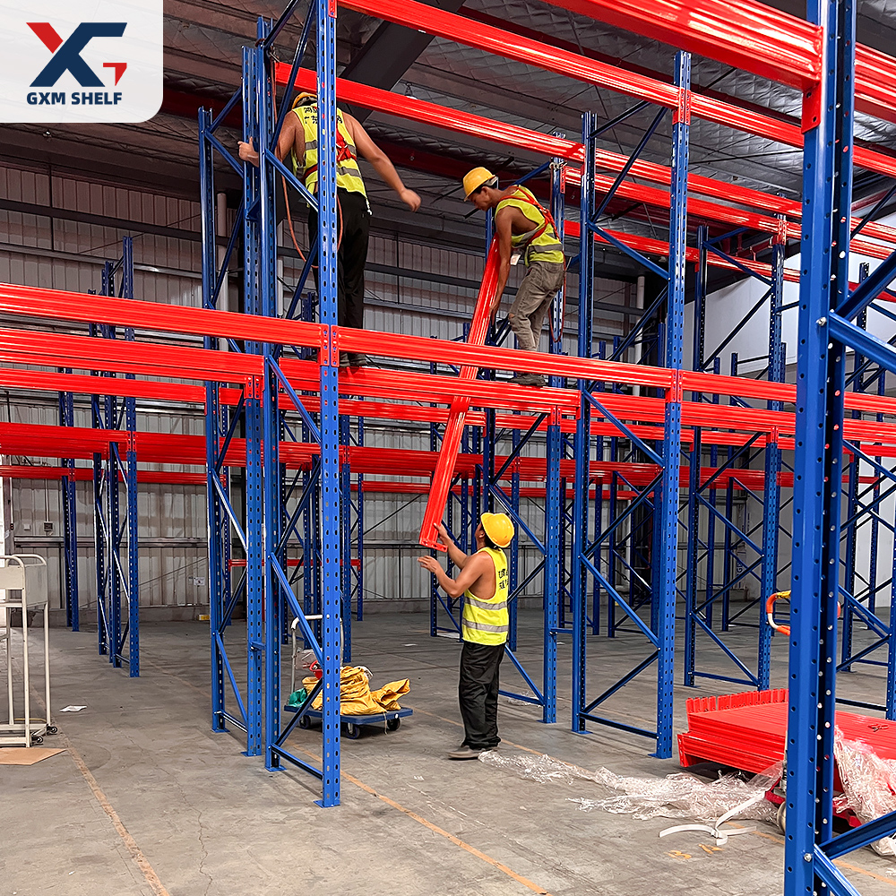 Beam Pallet Rack Heavy Duty Warehouse Pallet Rack Industrial Pallet Racking With Wire Mesh Decks Storage Rack System