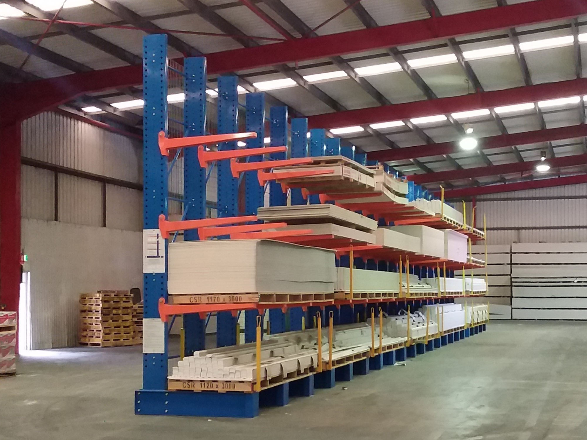 Mracking Heavy Duty Cantilever Rack Adjustable Cantilever Shelf Both Single And Double Side Accept Custom For Long Materials