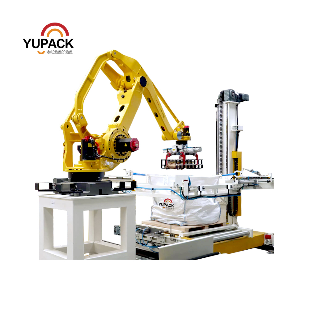 Automatic Palletizing System for Big Bags / FIBCs, Integrate With Conveyor, Endless Flow