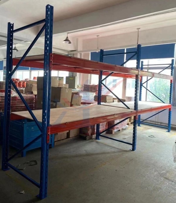 Customized Heavy Duty Steel 2-Layer Warehouse Storage Pallet Rack System with 1000kg/Layer Capacity