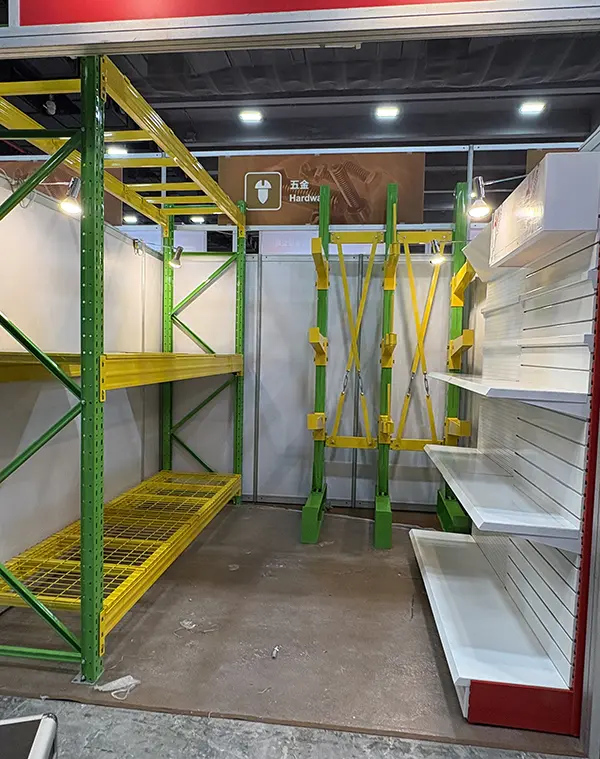 Warehouse logistics equipment trade showcase