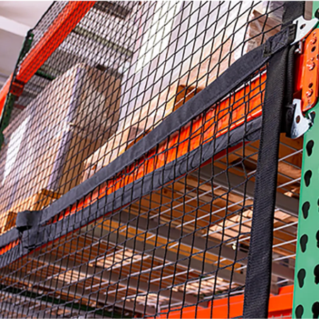 Customizable Polyester Woven Pallet Cargo Rack Net with Rope Edge OEM/ODM Cargo Wrap Netting Cut-to-Size Service