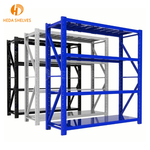 Wholesale Heavy-Duty Industrial Shelves Steel Multi-Layer Thickened Medium-Duty Rack For Warehouse Storage Light-Duty