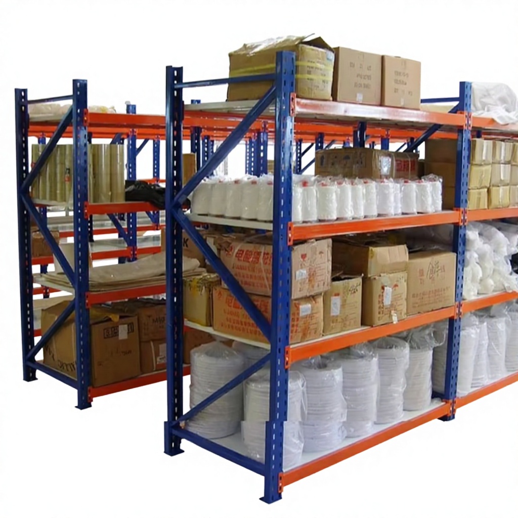 Super Load-Bearing Commercial Storage Rack Multi-Level Express Iron Sundries Cargo Rack for Supermarket Warehouse Medium Shelf