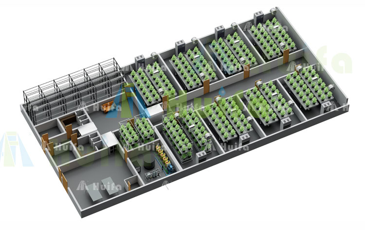 Indoor Vertical Growing Rack System
