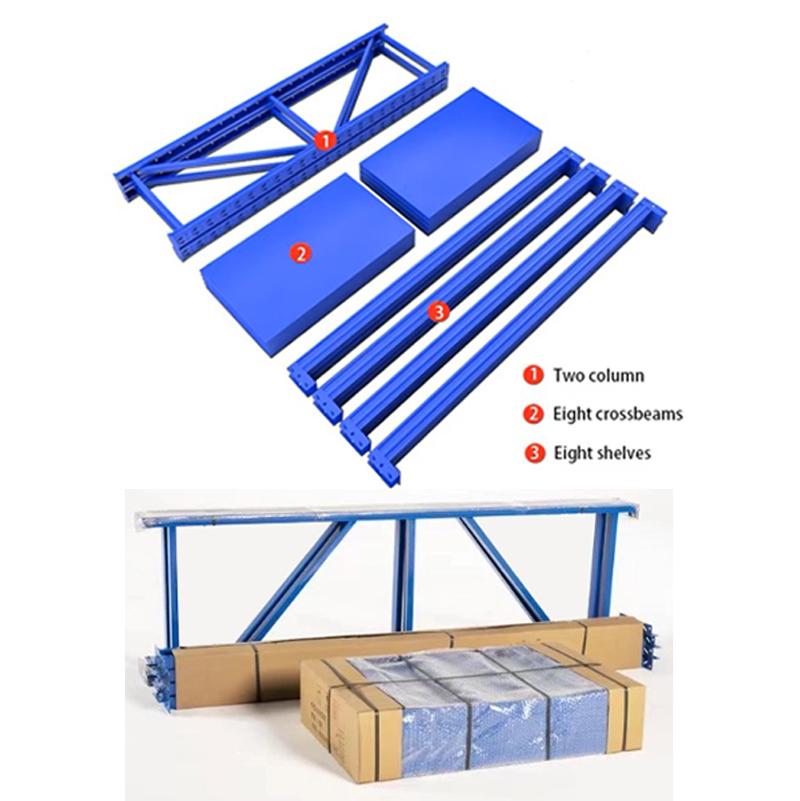 Pallet Racking Shelves &amp; Racks Heavy Duty Metal Pallet Storage Racking 1000kg for Garage Warehouse