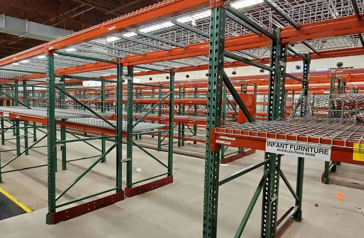 Heavy Duty TearDrop Pallet Rack System Short Pallet Racking Shelving For Industrial Selective Pallet Rack Warehouse