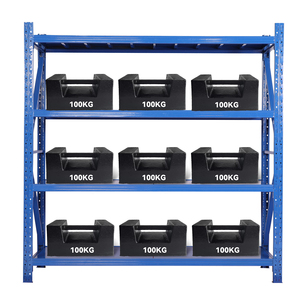 100~500KG Per Layer 2M Height Warehouse Stacking Shelves&amp;units Iron Storage Metal Display Rack Wide Span Storage Rack