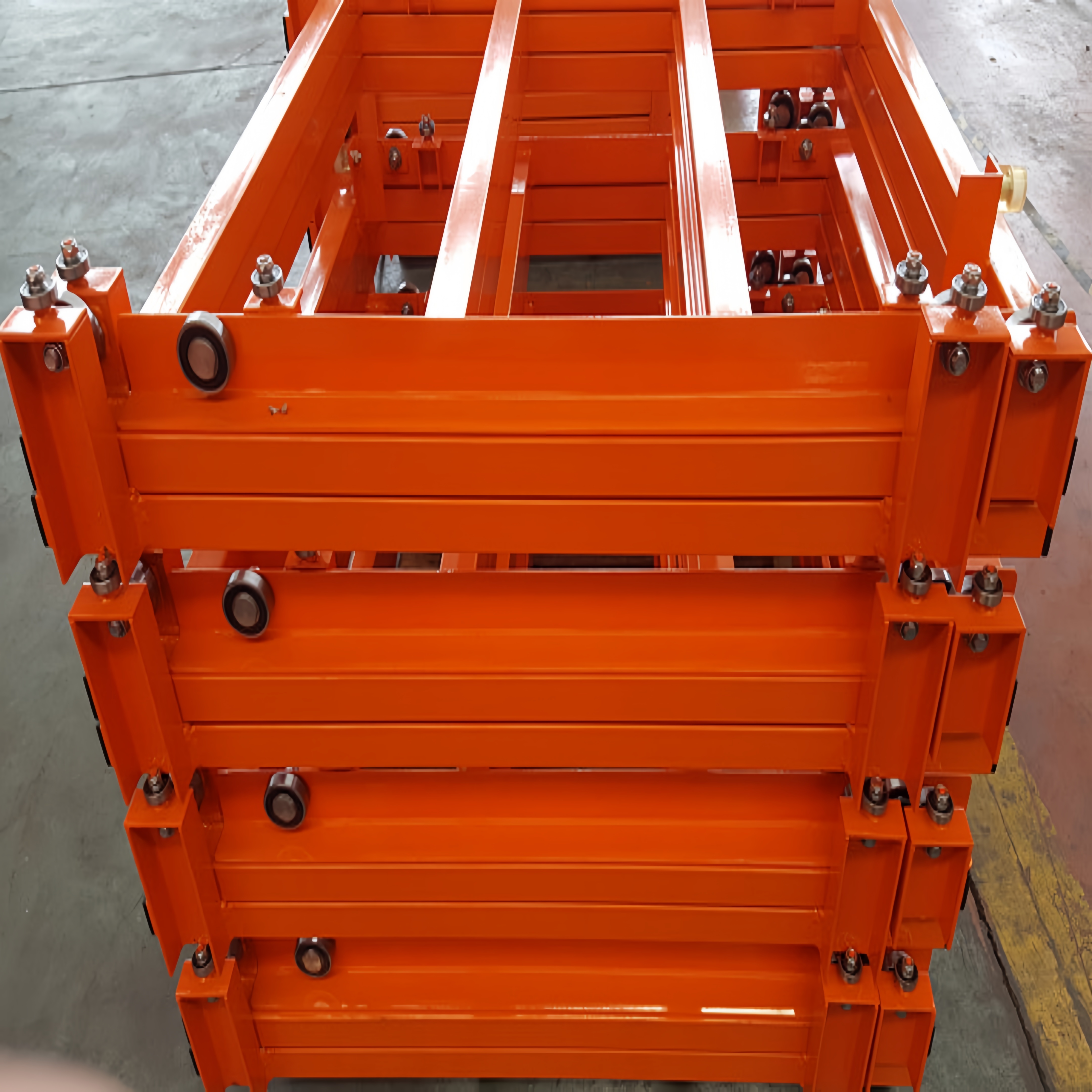 Cold Storage Warehouse Metal Push-Back Pallet Racking System Cargo &amp; Storage Equipment