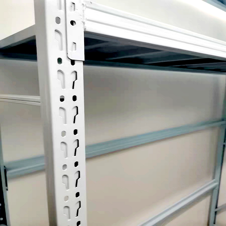 Heavy Duty Industrial Rack System Reinforced Uprights and Cross Beams for Large-Volume Storage in Logistics Facilities
