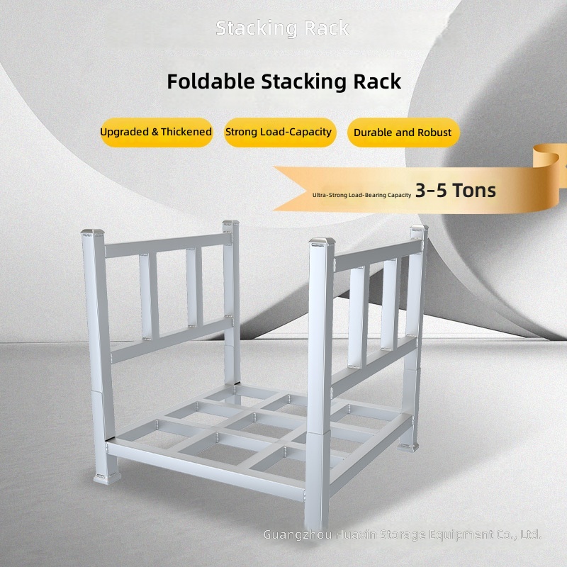 Guangzhou Custom-Made Stackable Folding Steel Pallet Racking Storage Racks Model 202537001 for Warehouse Organization Cold
