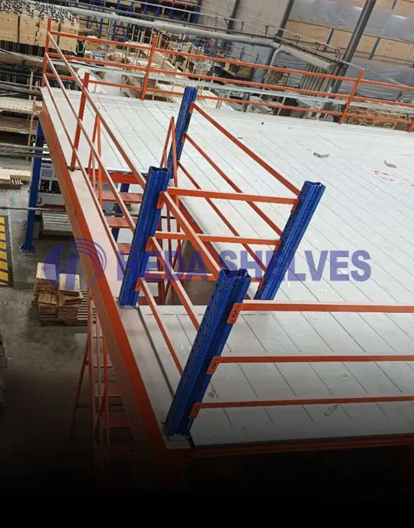 3 to 4 Deep Nested Cart Push Back Pallet Rack