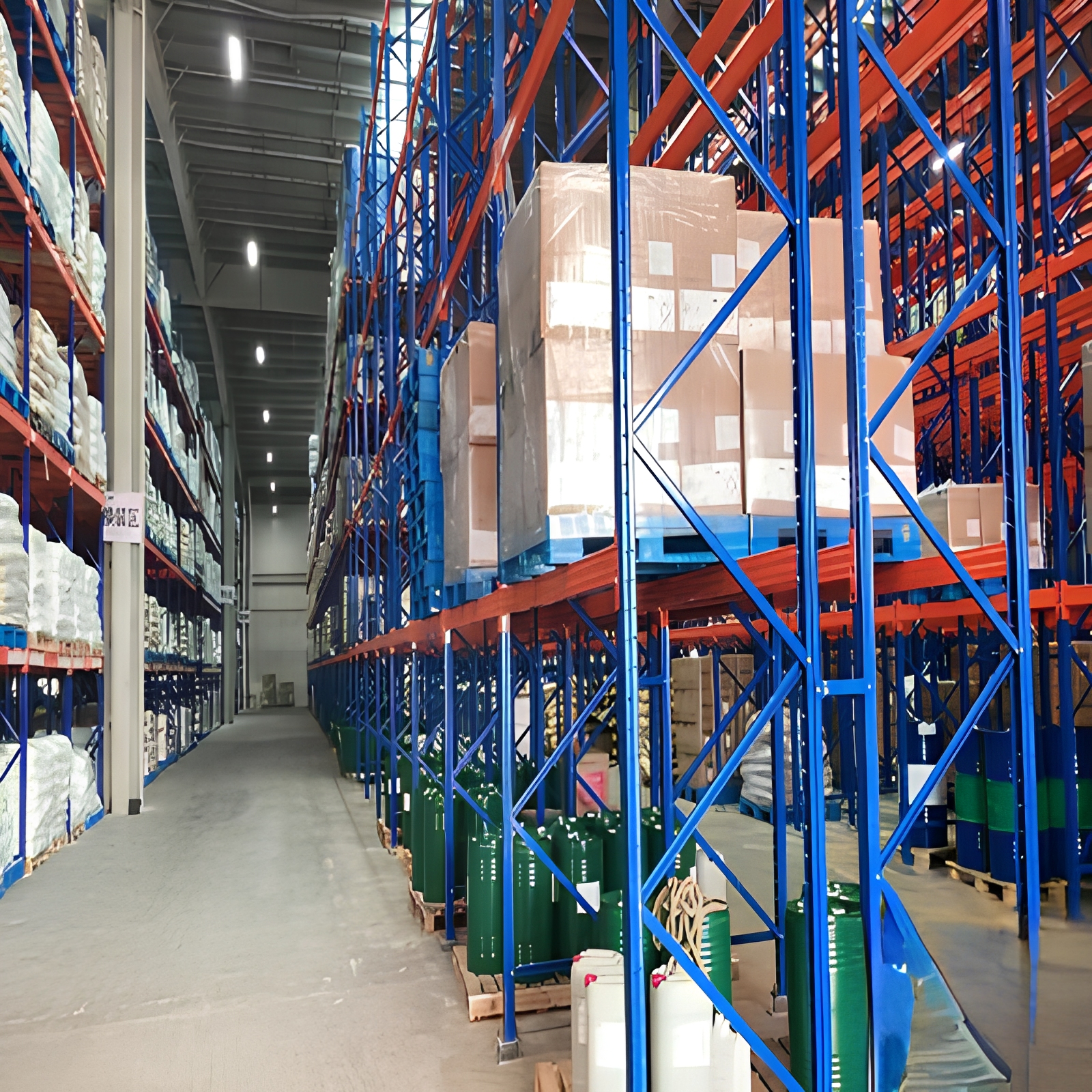 Hot Sale Selective Drive-in Pallet Rack Industrial Warehouse Storage 5 Layers Steel Metal Adjustable Heavy Duty 500-4000kg/Level