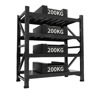 250KG Iron Adjustable Boltless Pallet Racking Long Span 5-Layer Light Duty Storage Shelving Units Garage Metal Stacking Steel