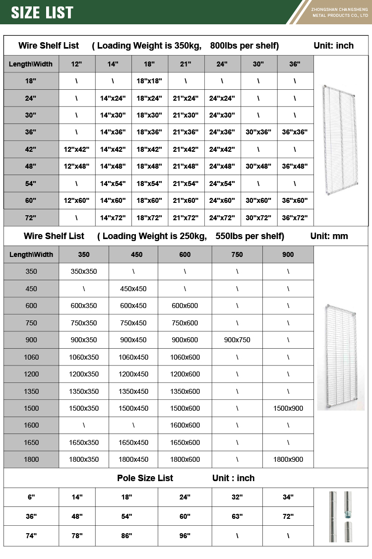 4 Layer Rack 24x60xH72 Dimension Diagram