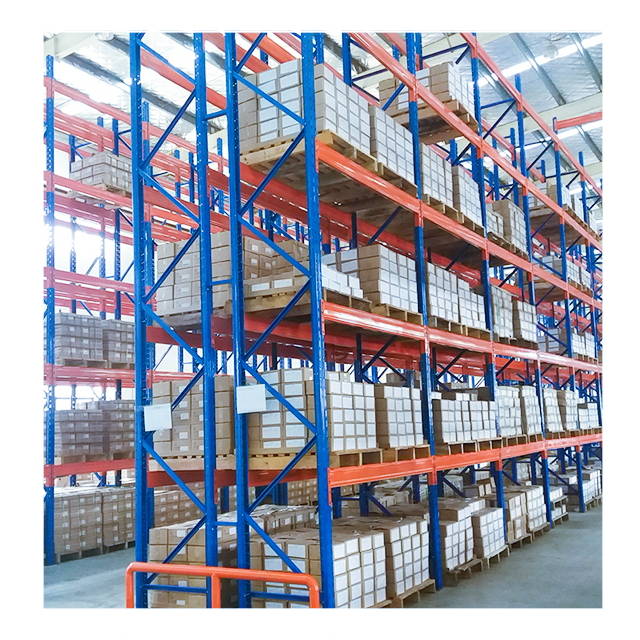 Industrial Heavy Duty Metal Shelving Single Deep Pallet Rack Selective Storage Warehouse Racking