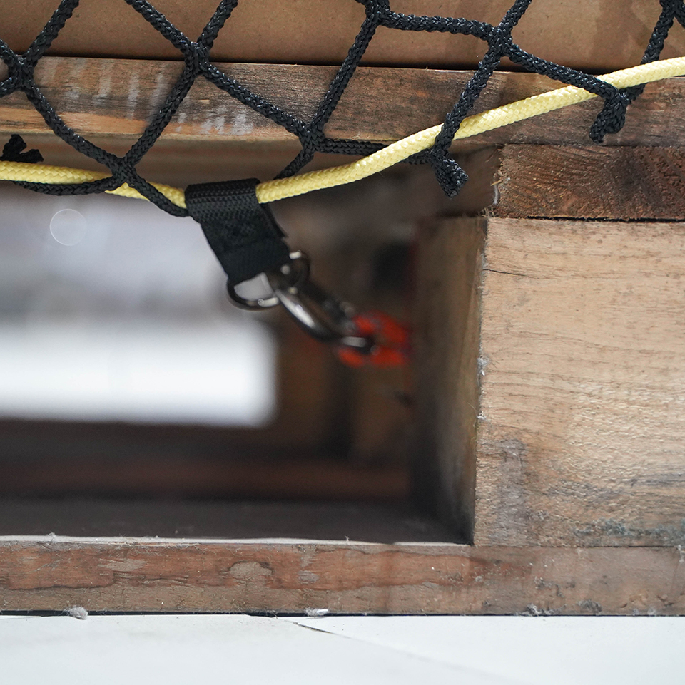 Shelf Cargo Secured Prevent Falling Reusable Pallet Containment Nets Pallet Securing Net Cargo Pallet Net