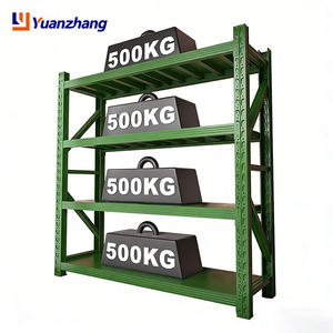 Boltless Adjustable Heavy Duty Load-Bearing 300kg/Layer Steel Racks Warehouse Industrial Stack Storage Racking Shelving System