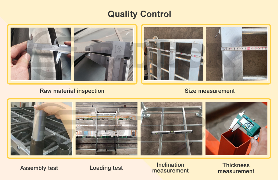 Customized Heavy Duty Metal Powder Coated Storage Steel Stacking Racks for Warehouse