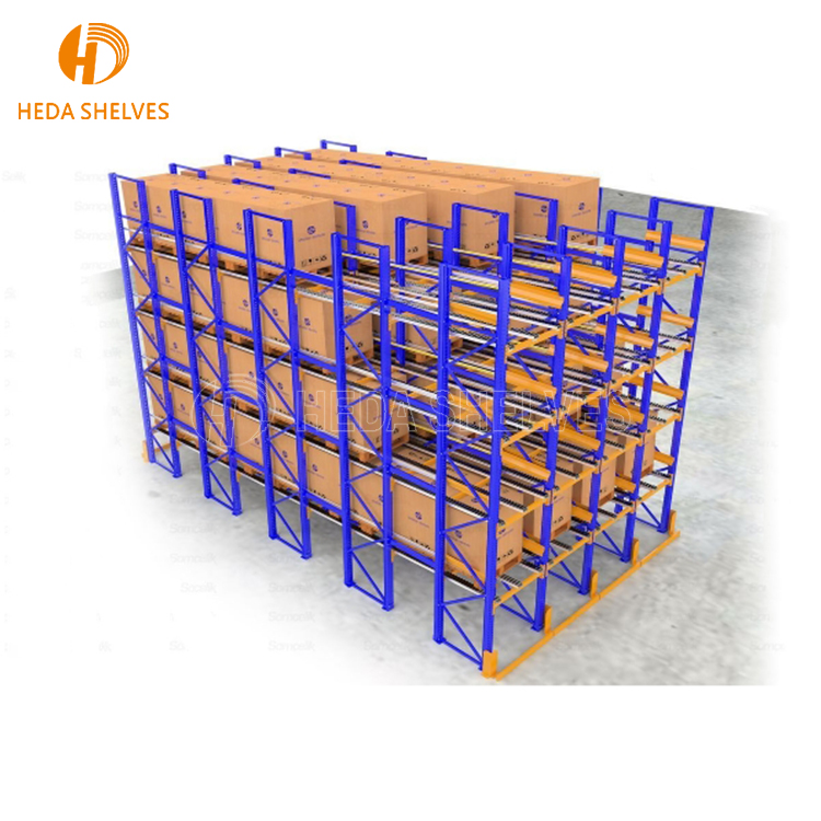 Manufacturer Automated Heavy Duty Pallet Roller Two Way Shuttle Drive-in Shelf Racking System For Warehouse