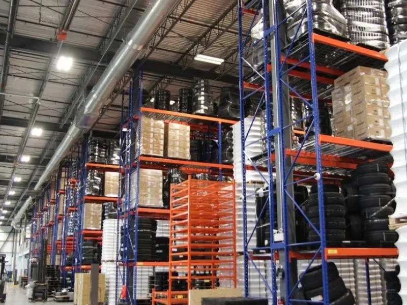 Automotive components and tyre racking storage