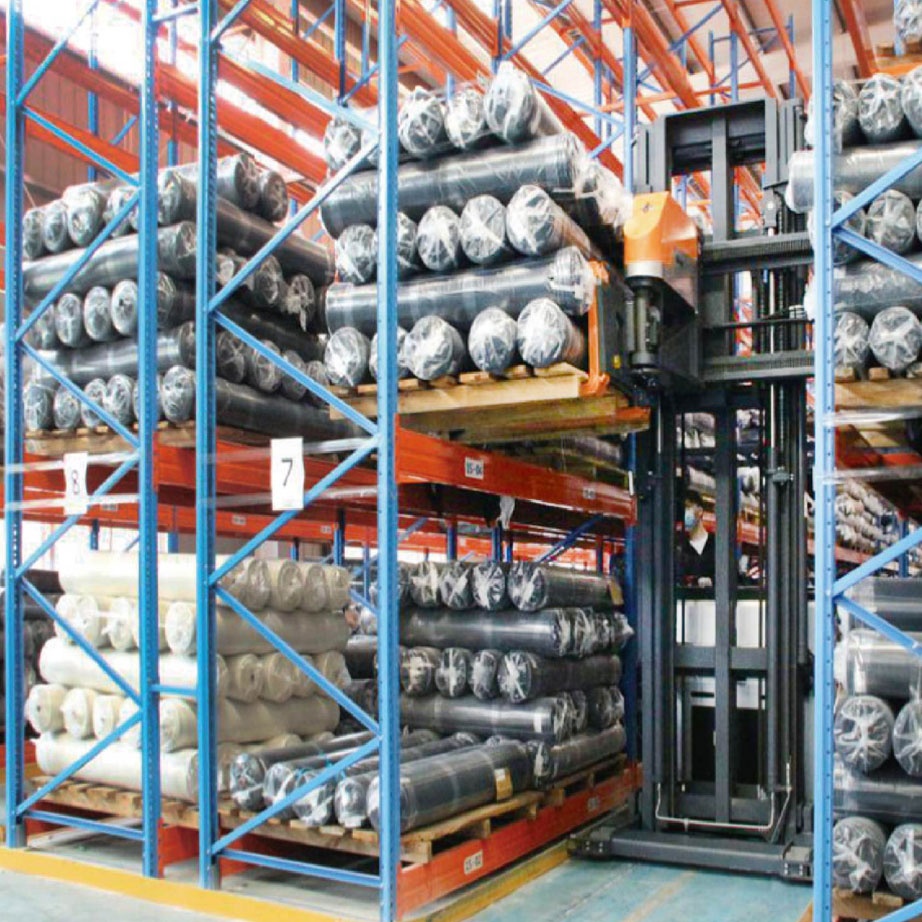Narrow Aisle VNA Pallet Racking System Adjustable Heavy Duty Cold Rolled Steel Powder Coated High-Density Logistics E-commerce