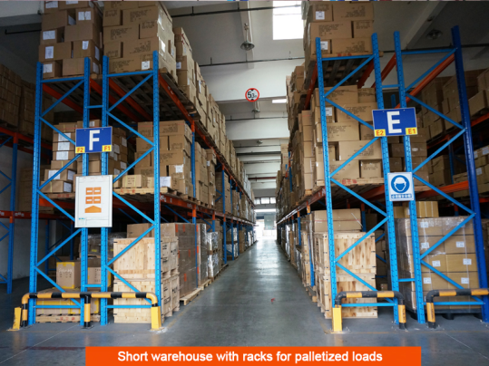 Warehouse Pallet Storage Setup
