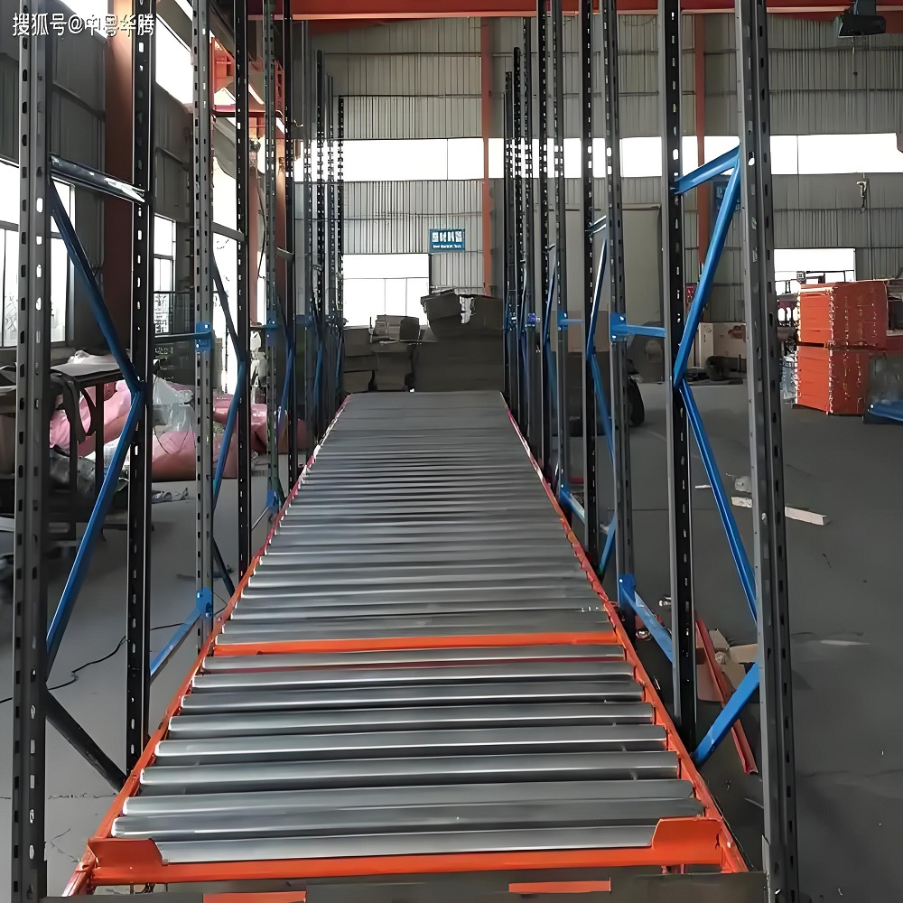 Factory Warehouse Storage Steel Foldable Gravity Flow Racking Live Pallet Rack Heavy Duty Multi-Level