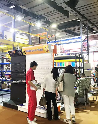 HEDA Shelves storage solutions trade show consultation