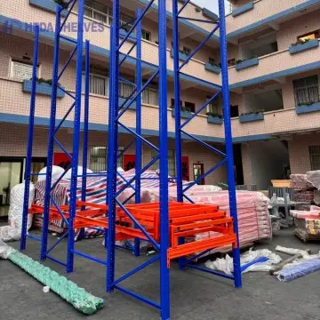 Push Back Pallet Rack System