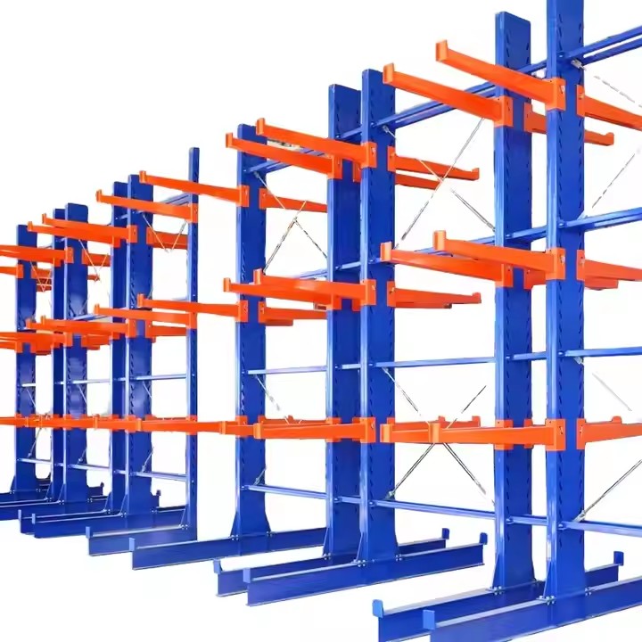 Industrial Heavy Duty OEM ODM Storage Racks Wall Mounting Tube Racking Gavenized Cantilever Rack For Warehouse