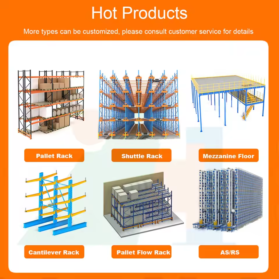 Custom Industrial Steel Adjustable Anti-Rust Radio Shuttle Racking System High Space Saving Shuttle Pallet Storage Rack