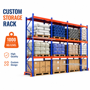 1000KG Warehouse Heavy Duty Pallet Rack Adjustable Storage Racking System Factory Direct