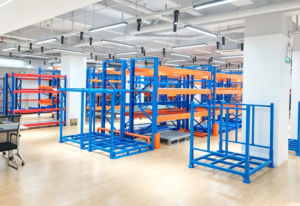 Finished Pallet Racking Component Staging Bay