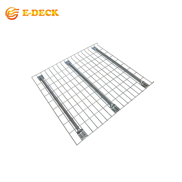 Hot Dipped Galvanized Wire Mesh Decking Pallet For Pallet Racking System