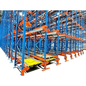 High Efficiency Radio Shuttle Racking System With Rail Guided Shuttle For Smart And Automated Warehouse Storage Operations
