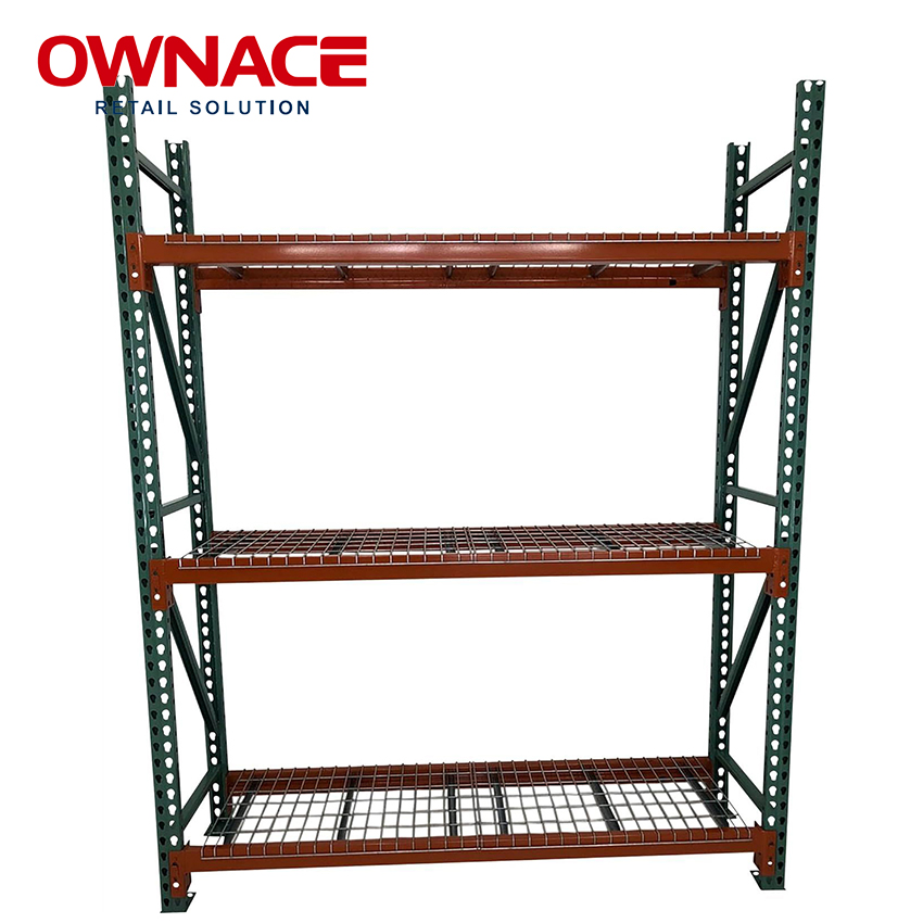 Heavy Duty CE Certificate Warehouse Storage Heavy Duty Pallet Rack US Teardrop Pallet Racking Industrial Racks
