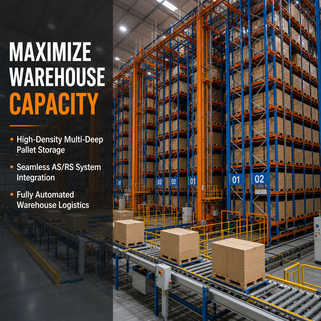 Custom Project Planning Service OEM ODM Stable Operation Intelligent Shuttle Rack for E-commerce Fulfillment