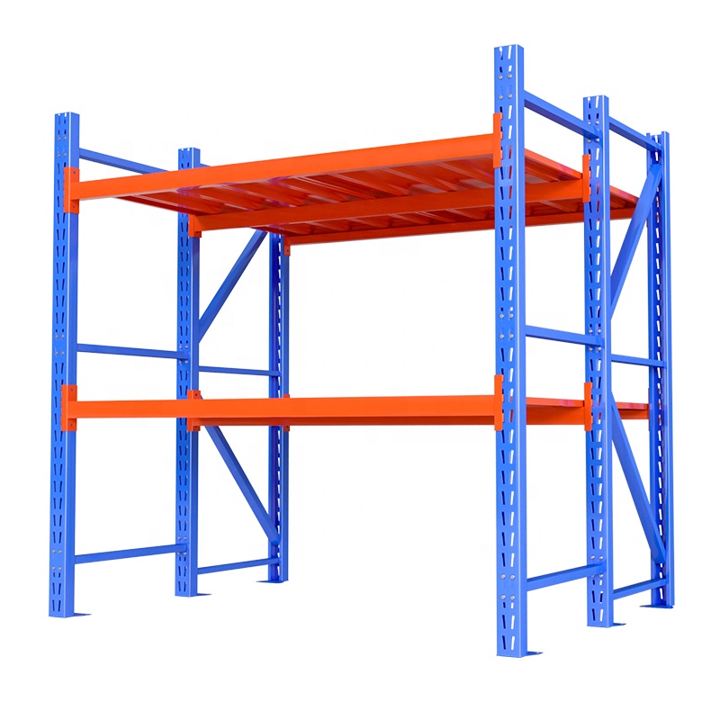Shibang Heavy Duty Industrial Pallet Storage Racking 400kg-1500kg Capacity Per Layer Adjustable Cold Rolled Steel Corrosion Rack