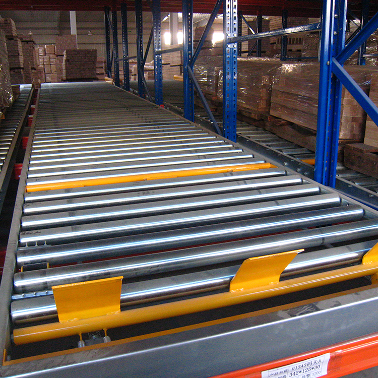 High Efficient Warehouse Storage Gravity Pallet Flow Racks Roller Rack/Pallet Flow Racking
