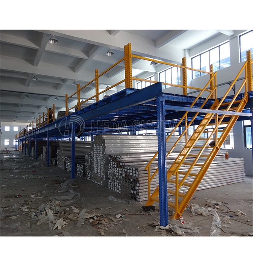 Industrial Mezzanine Racking System Lit Mezzanine Double Industrial Platforms Warehouse Mezzanine Floor System